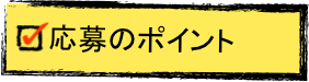 応募のポイント